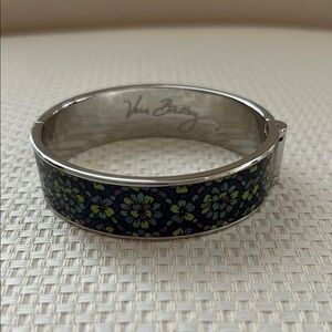 Vera Bradley Silver Blue Enamel Bracelet